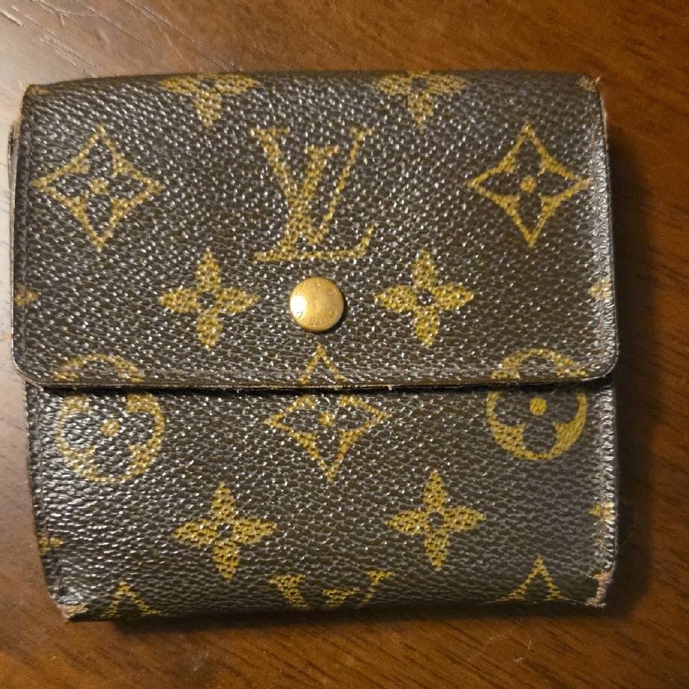 Louis Vuitton Brown and Gold Monogram Wallet